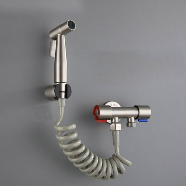 Stainless Steel Toilet Bidet Tap Jet Set Handheld Shower Bath Home Sprayer Y3N3 Stainless Steel Toilet Bidet Tap Jet Set Handheld Shower Bath Home Sprayer Y3N3